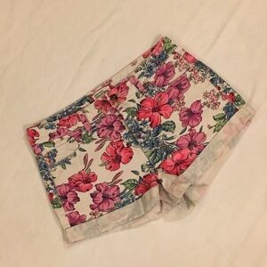 Forever 21 Floral Premium Denim Size 28
